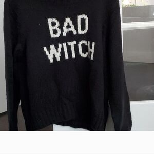 Wooden Ships chunky sweater in Black.